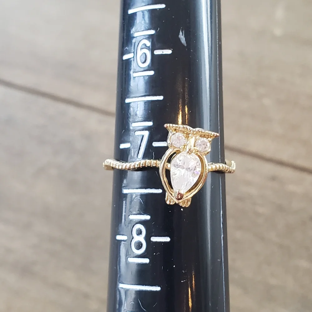 Owl ring size 7.25